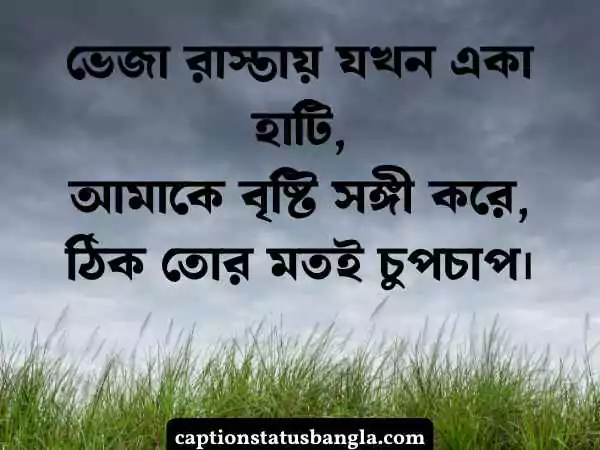 বৃষ্টি নিয়ে ক্যাপশন